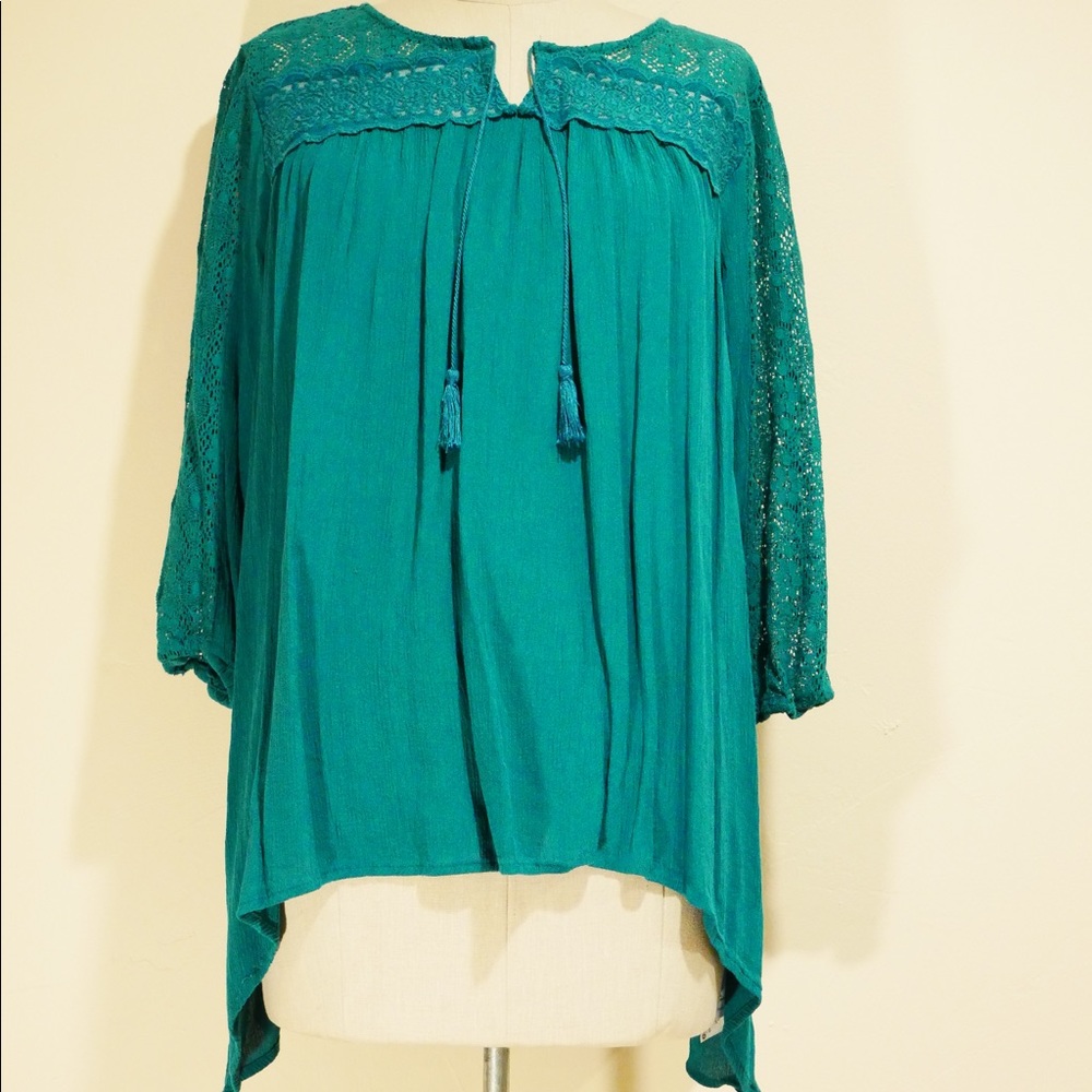 Ladies Bohemian textured blouse